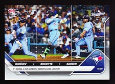 Addison Barger Bo Bichette Andres Gimenez Ty France Blue Jay 2025 Topps NOW #911