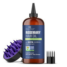 Hair Oil for Hair Growth Rosemary Oil for Hair Growth with Biotin, Castor Jo