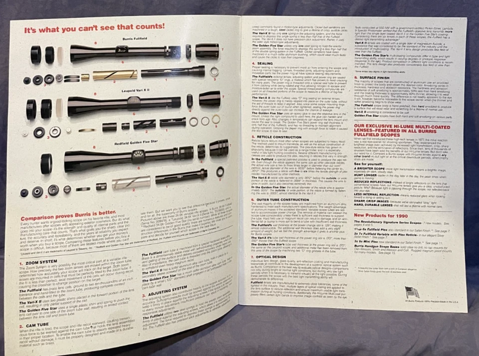 Burris Company Inc. 1990 Product Catalog - Image 4 of 4