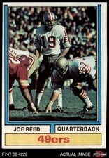 1974 Topps #488 Joe Reed 49ers RC Baylor / Mississippi St 4 - VG/EX