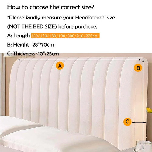 Kopfteilbezug Queen Size, Stretch Samt Kopfteil Schonbezug, Staubdicht Bett H - Bild 2 von 166