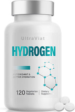 Hydrogen Water Tablets, 12 Ppm H2 Molecular Hydrogen Supplement with Magnesium f