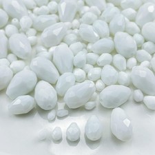 340pcs Teardrop Crystal Glass Beads 3x5mm 4x6mm 6x8mm 8x12mm 10x15mm Vertical...