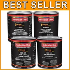Gray Epoxy Primer/Sealer Kit - 2 Quart DTM High-Performance