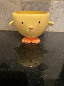 Hallmark Yellow Ceramic Easter Chick Candy Dish