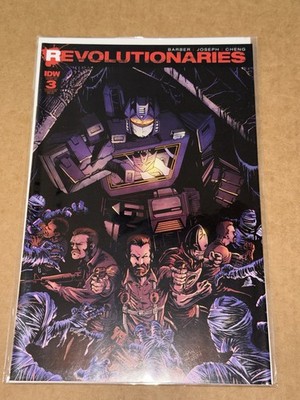 Revolutionaries #3 D Joseph Soundwave 1:10 IDW Publishing Comic 2017 NM RARE