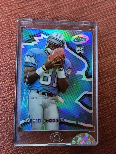 2007 eTopps #8 Calvin Johnson Rookie /1999 Detroit Lions