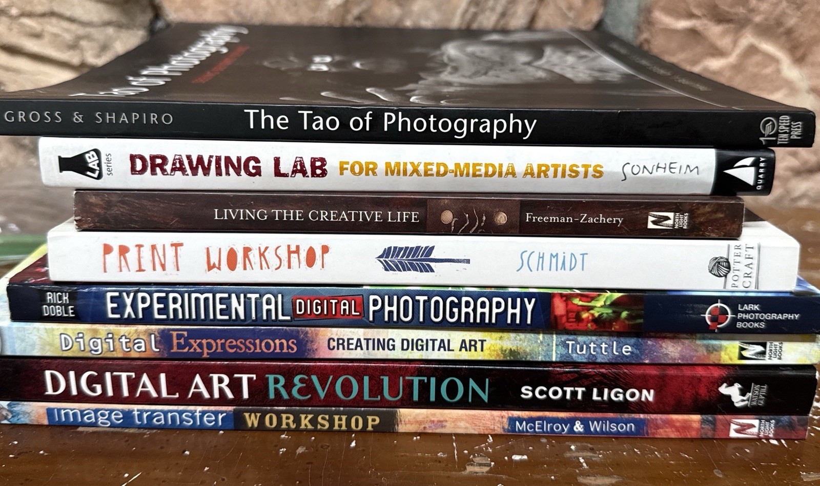 Lot of 8 Photography Digital Art Books Book