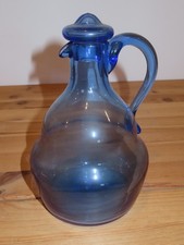 Carafe Bleue en Cristal signée DAUM