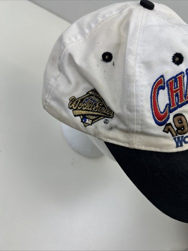 Atlanta Braves 1995 MLB World Series Champions Logo 7 Snapback Baseball Hat - Picture 3 of 11