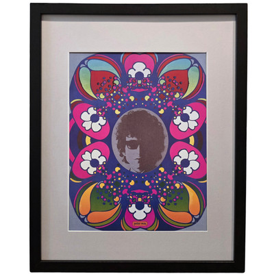 PETER MAX  Bob Dylan  Vintage Music Pop Art Print