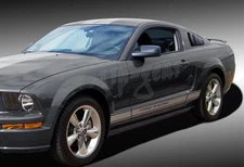 For 05-14 Ford Mustang 1/4 Quarter ABS Side Window Louvers Scoop Cover Vent Trim