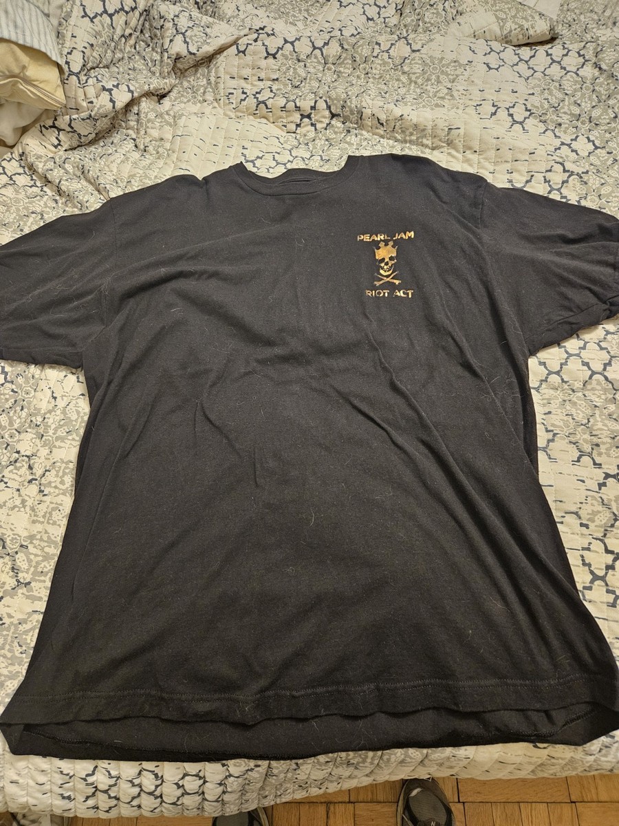 Pearl Jam Ten Club Riot Act T-Shirt ( No Tag Appears XL) | eBay