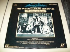 THE PRIVATE LIFE OF HENRY VIII Laserdisc LD BRAND NEW CHARLES LAUGHTON VERY RARE