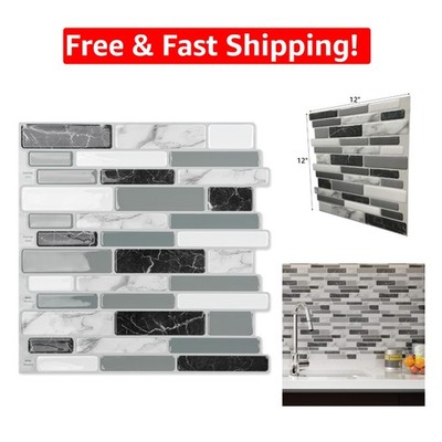 Lightweight 12''x12'' Peel and Stick Tiles for Quick Kitchen Transformation