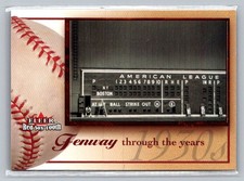 2001 Fleer Boston Red Sox 100th Anniversary #96 Fenway Park