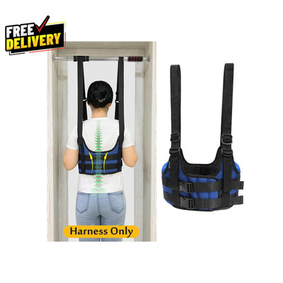 Back Stretcher Lumbar Traction Device Spine Decompression Belt for Pain Relief..