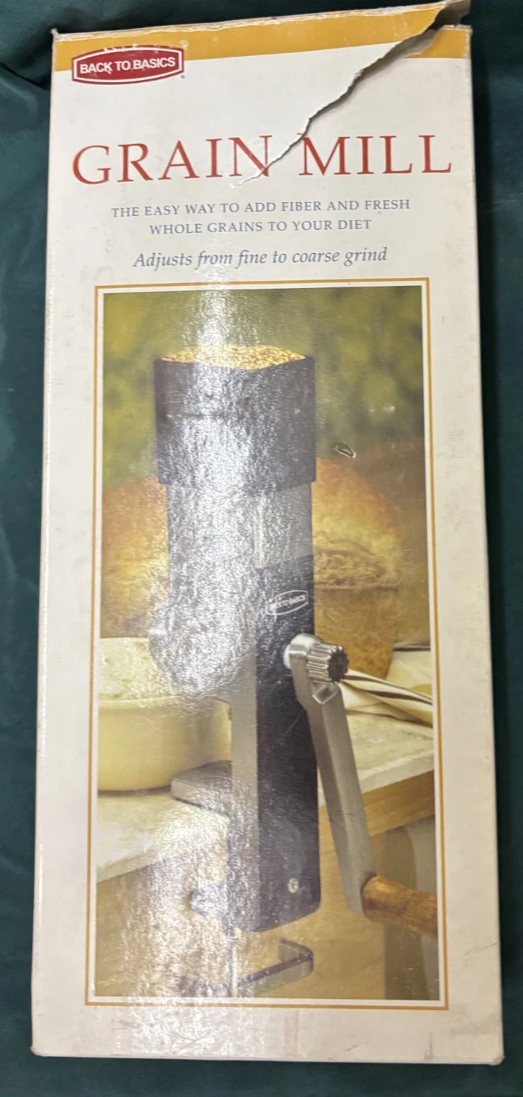 Back to Basics Hand Grain Mill Flour Grind Grinder Herbs Coffee Spice