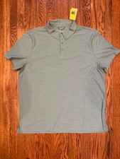All in Motion Athletic Polo Blue Gray Shirt Mens New XL