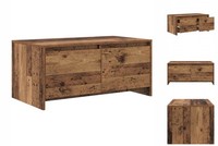 Couchtisch Kaffeetisch Beistelltisch Wohnzimmertisch Eichenholz 90X50X41,5 Cm Ho