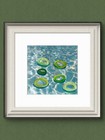 First In Line To Lazy River Contemporary Original Acrylic 12x12 Painting Signed — photo 4