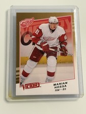 2008-09 Upper Deck Victory Marian Hossa GOLD 266 Red Wings Blackhawks SP