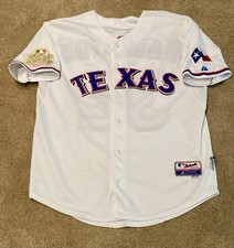 Josh Hamilton Texas Rangers Majestic Authentic Jersey 2011 World Series Size 50