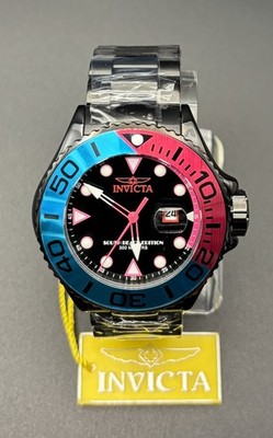 Invicta Men's Watch Grand Diver Quartz SOUH BEACH Black Dial-48614 FREE SHIPPING