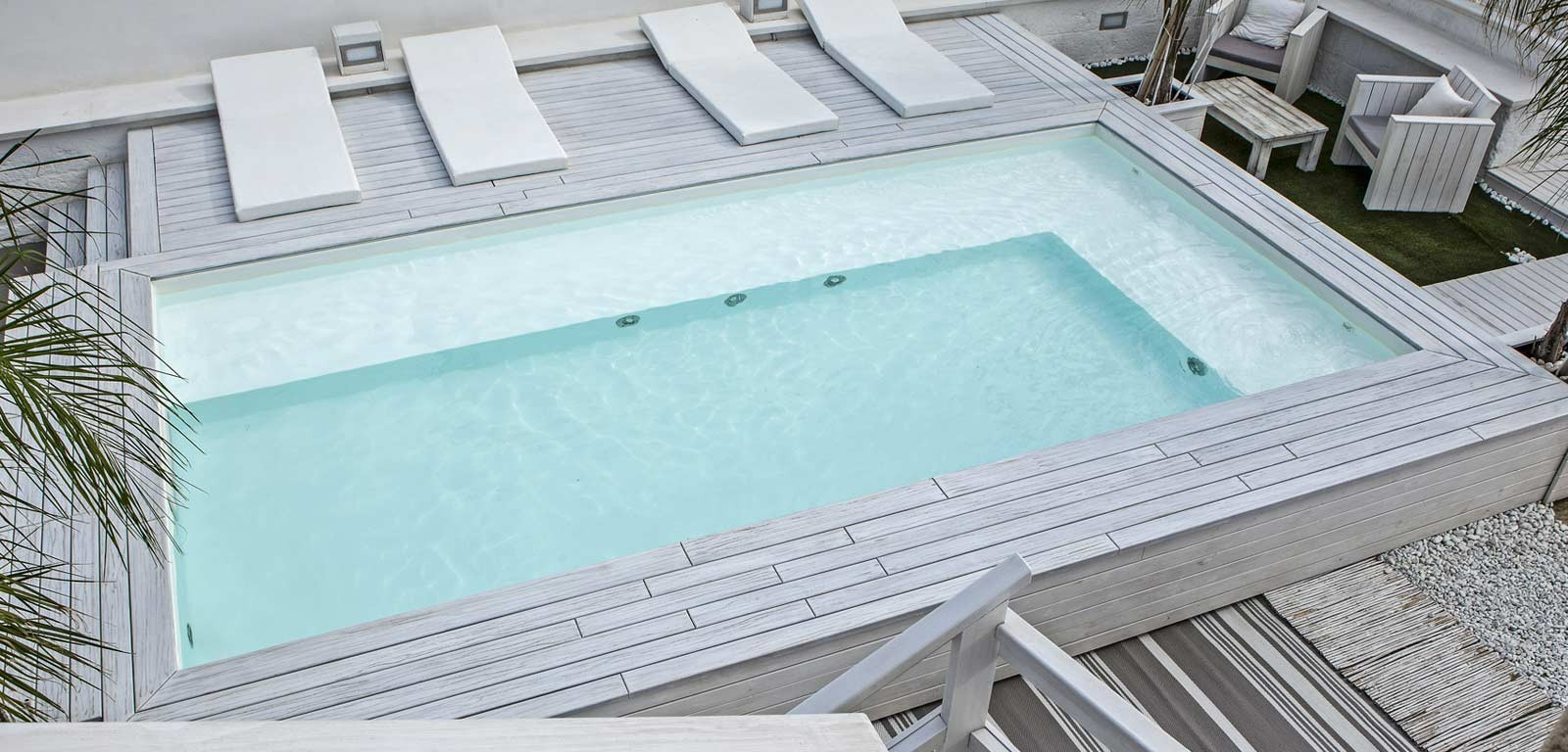 Pintura Para Piscinas De Clorocaucho Celeste Blanca Arena ARREGHINI Lata 5 Kg