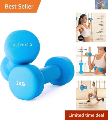 Schweißresistentes Neopren Gewichte Set für Home Gym - inklusive Trainingsposter