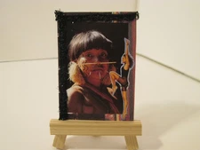 ACEO cultural beauty Original Collage Art Mixed Media outsider naïve