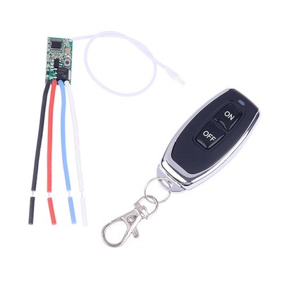 433MHz DC 3,6V 5V 9V 12V 24V 1CH Mini-Relais Wireless RF Fernbedienung Schalter