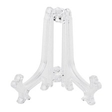 Mini Plastic Coin Display Stand Clear Small Card Display Stoarge Holder