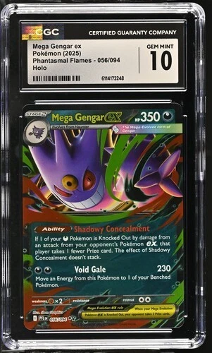 Mega Gengar Ex - 056/094 - CGC 10 Gem Mint - English