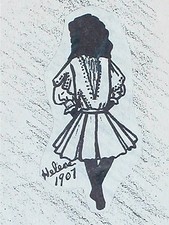 Franki's Parisian Doll Dress Patterns French or German Doll Helene Pick a Size