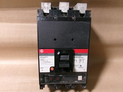 GE TKL TKL4V4610 3 Pole 1000 Amp 600V Circuit Breaker Red Flawed AK