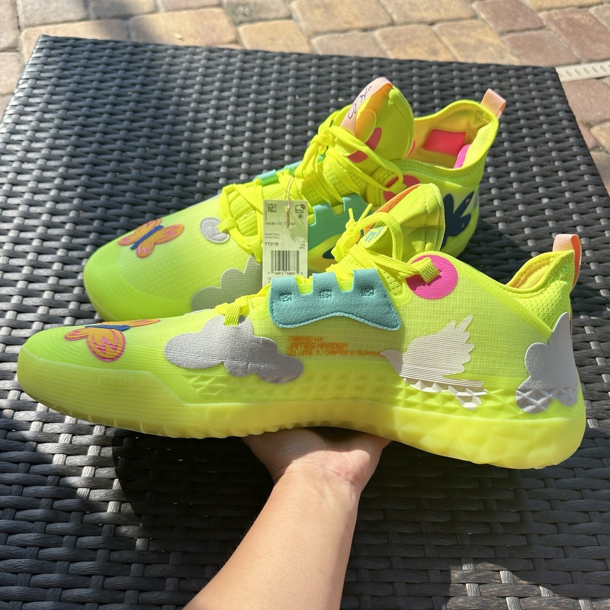 Adidas Harden Vol. 5 Futurenatural Solar Yellow Men's Shoes FY2118