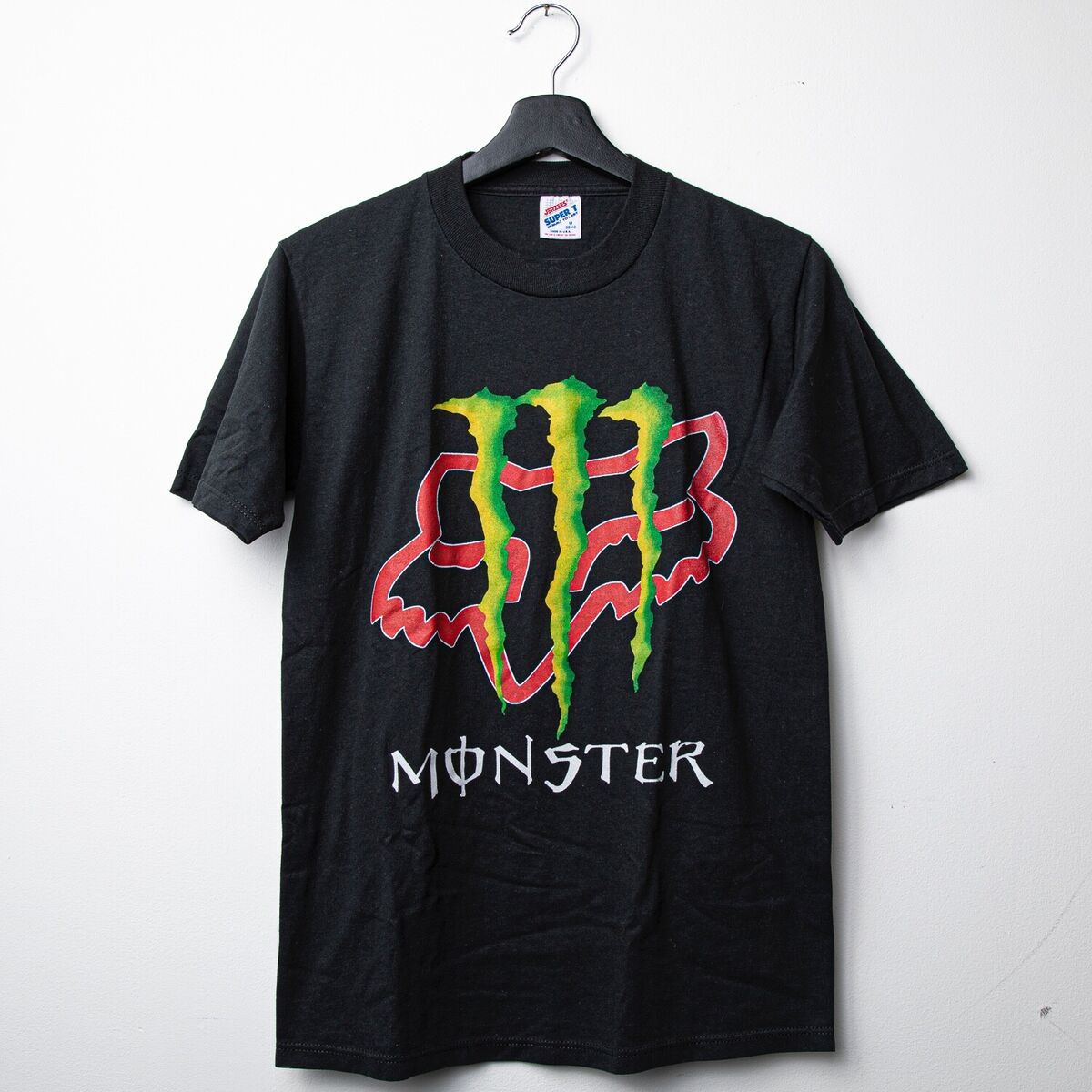 Rare Vtg Y2K FOX Racing T-Shirt Monster Energy Test Print Rare Vtg Y2K FOX Racing T-Shirt Monster Energy Test Print