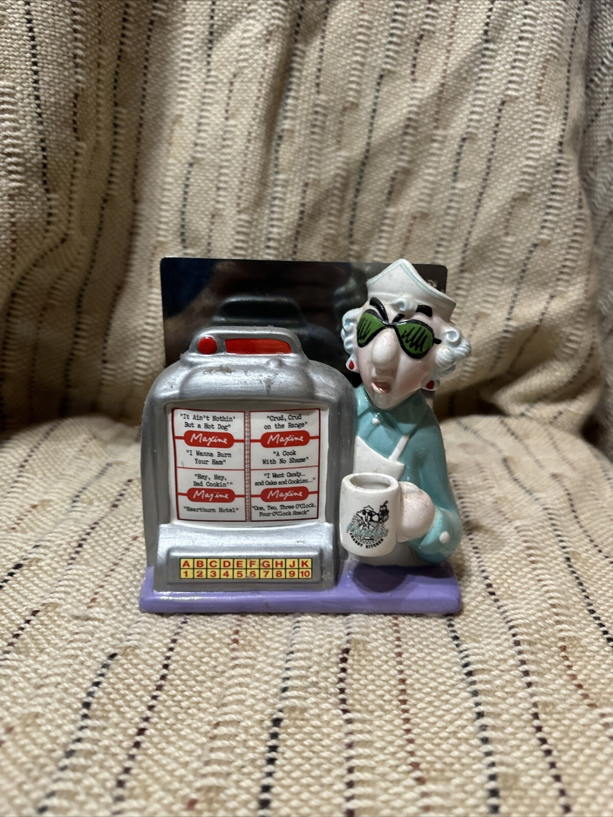 Vintage Crabby Maxine Diner-Style Jukebox Napkin Holder by J Wagner  