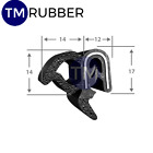 <!--F#f_0-->Pinchweld rubber trim edge door side bubble seal lip PW014- sold per metre<!--F/-->