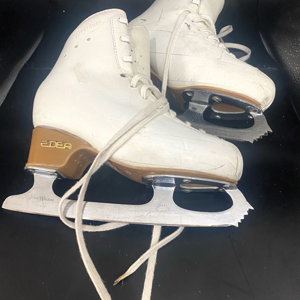 Edea Overture 220 Figure Ice Skates Girls Ice Skating Sheffield Blades