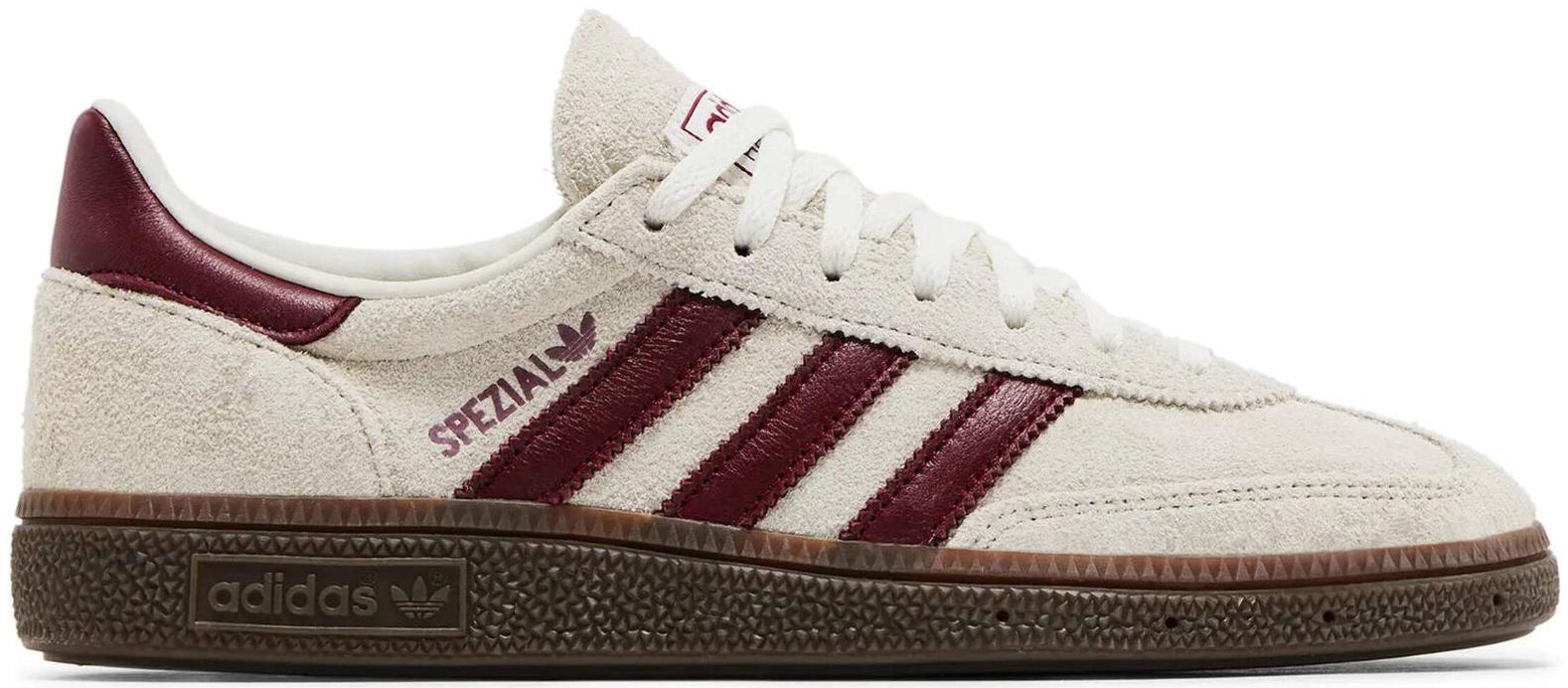 Size 9 - adidas Handball Spezial Off White Collegiate Burgundy W