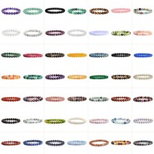 8mm round bracelet stretchable bracelet gemstone beads healing crystal bracelet
