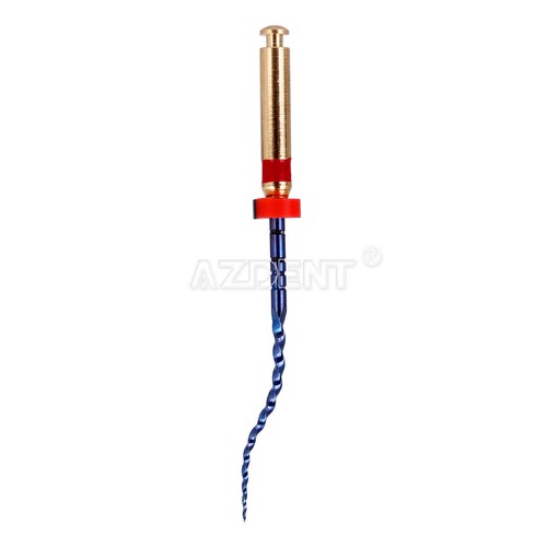Canal radicular Edno dental activado por calor K-Files cono dorado 25 mm SX-F3 uso del motor - Imagen 42 de 44