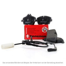 ZIMMERMANN Bremsbeläge + Wako für BMW X1 E84 16-25i 16-25d ab 03.2010 hinten