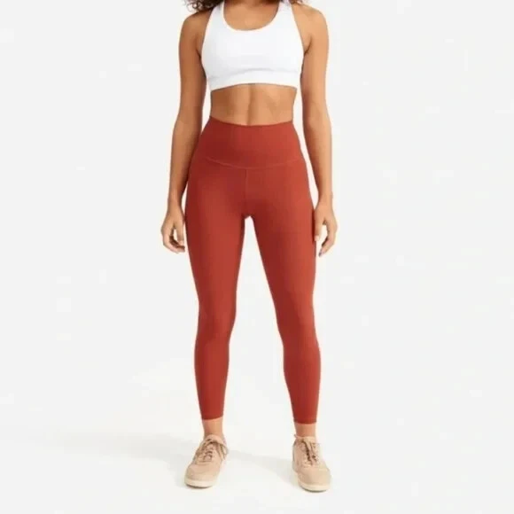 Everlane The Perform Leggings Womens Size Medium Brandy Rose Renew High  Waisted