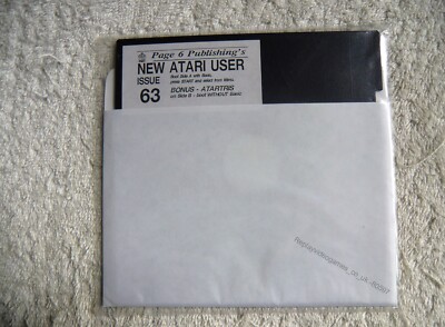 80597 Ausgabe 63 New Atari User / Page 6 Magazine Disk - Atari XL/XE () 