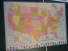 Eurographics COMPLETE Map of United States of America 1000 Pc Puzzle 19" x 26"