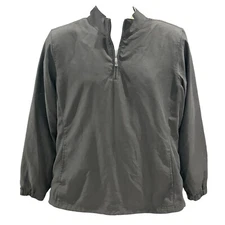 Pebble Beach Performance Black Quarter Zip Men’s Size L Golf Pullover