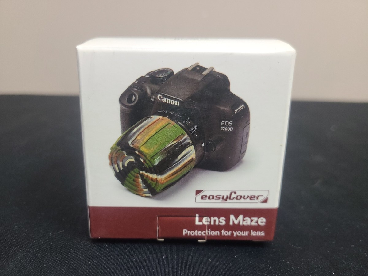 Protection Silicone EasyCover Lens Maze - Pour Objectif Photo 52-77mm - Antichoc Anti-rayure